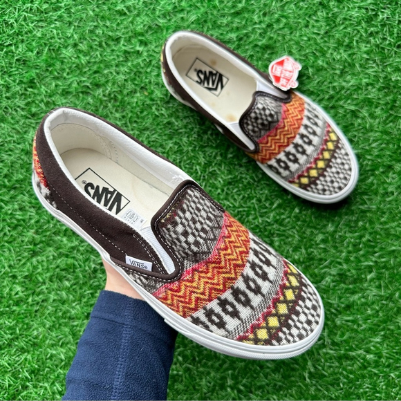 Vans Classic Slip On Fair Aisle Brown - Picture 6 of 10